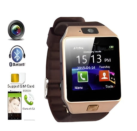 Dz09 Bluetooth Smartwatch,touchscreen Wrist Smart Phone Watch Sports Fitness Tracker With Sim Sd Card Slot Camera